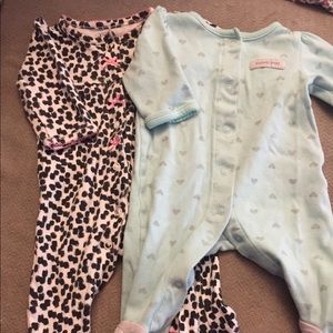 Carters 3 month feetie pajamas